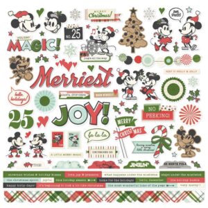 Simple Stories - Classic Mouse Christmas - Cardstock Stickers 12"X12"
