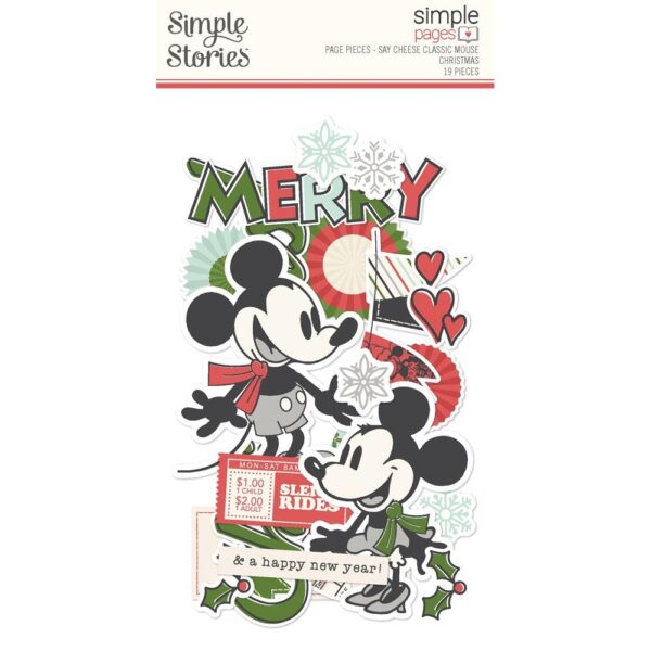Simple Stories - Classic Mouse Christmas - Page Pieces