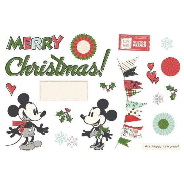 Simple Stories - Classic Mouse Christmas - Page Pieces - Image 2