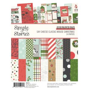 Simple Stories - Classic Mouse Christmas - 6x8" Paper Pad