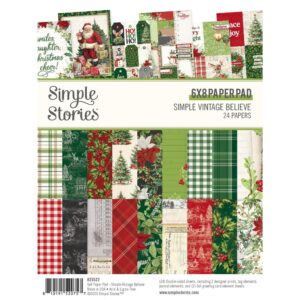 Simple Stories - Simple Vintage Believe - 6x8" Paper Pad