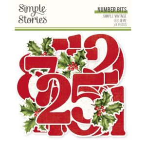 Simple Stories - Simple Vintage Believe - Number Bits