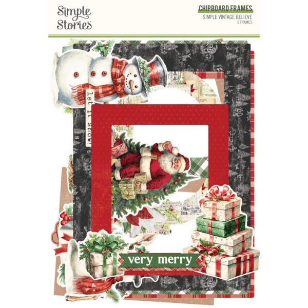 Simple Stories - Simple Vintage Believe - Chipboard Frames