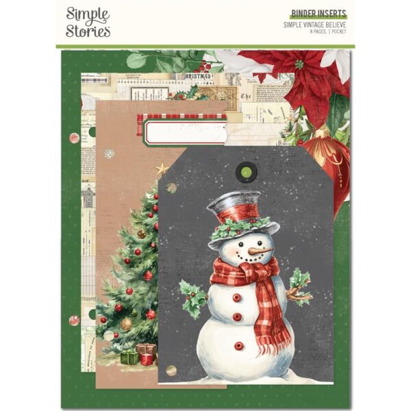 Simple Stories - Simple Vintage Believe - Binder Inserts 6"X8"