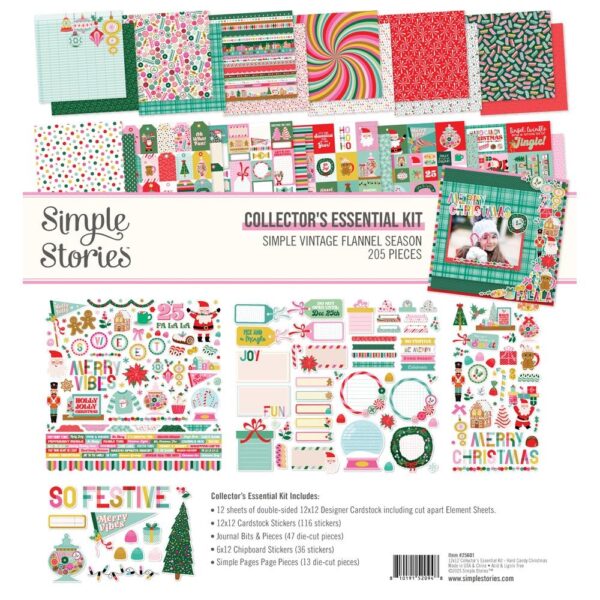 Simple Stories - Hard Candy Christmas - Collector's Essential Kit