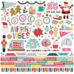 Simple Stories - Hard Candy Christmas - Cardstock Stickers 12"X12"