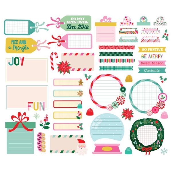 Simple Stories - Hard Candy Christmas - Journal Bits - Image 2