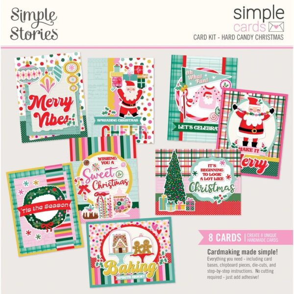 Simple Stories - Hard Candy Christmas - Card Kit