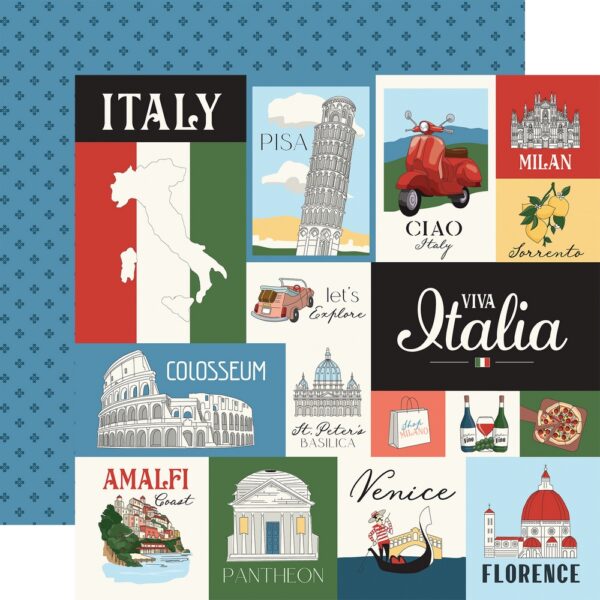 Carta Bella - Italy - Collection Kit 12X12" - Image 2