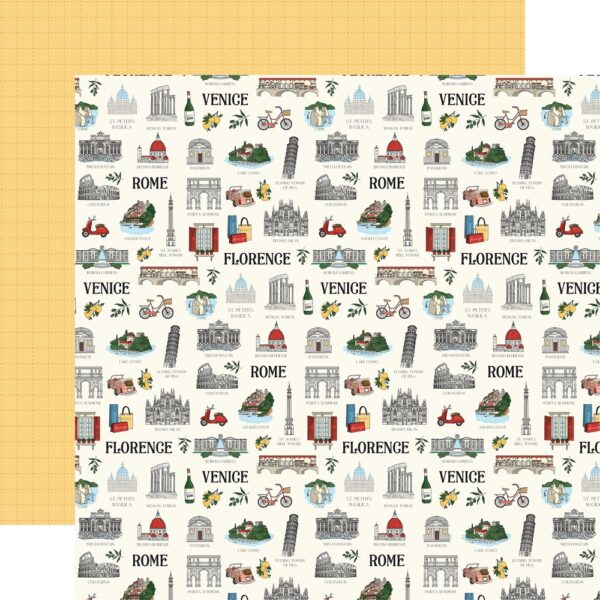 Carta Bella - Italy - Collection Kit 12X12" - Image 6