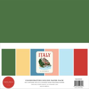 Carta Bella - Italy - Solids Collection Kit 12X12"