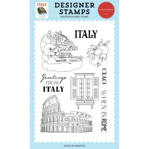 Carta Bella - Italy - Stamp Set, When In Rome