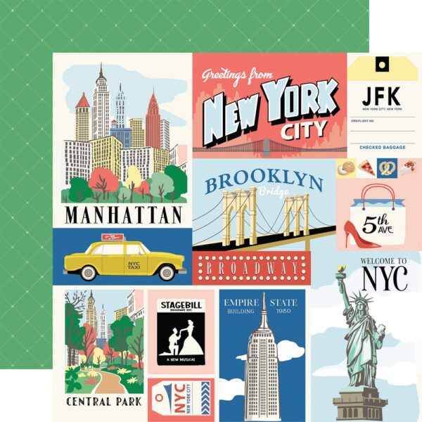 Carta Bella - New York City - Collection Kit 12X12" - Image 2