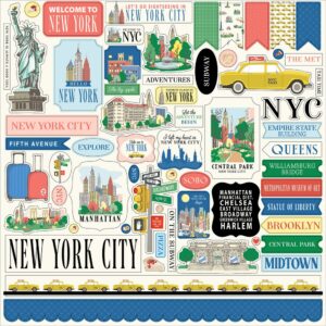 Carta Bella - New York City - Element Stickers 12x12