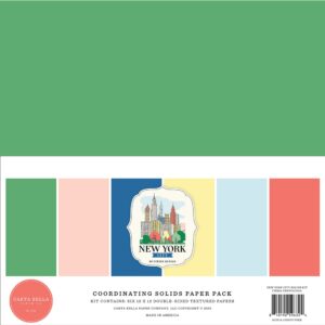 Carta Bella - New York City - Solids Collection Kit 12X12"