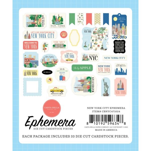 Carta Bella - New York City - Ephemera, Icons - Image 2