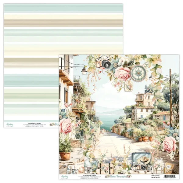 Mintay Papers - Bon Voyage - 12×12″ Paper Set - Image 5