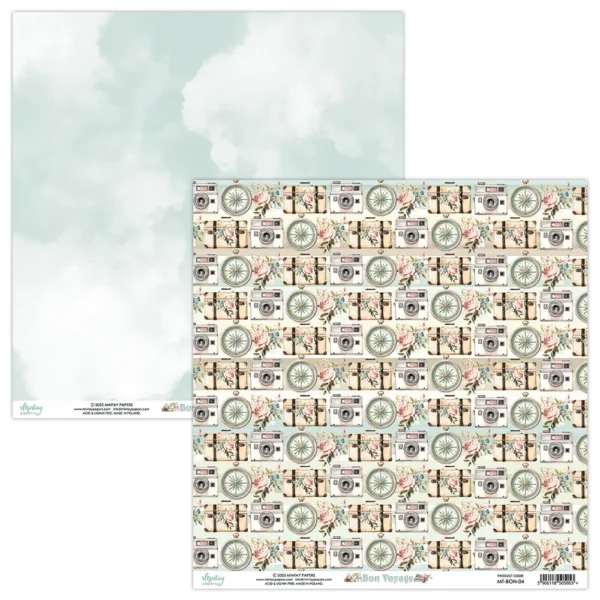 Mintay Papers - Bon Voyage - 12×12″ Paper Set - Image 7