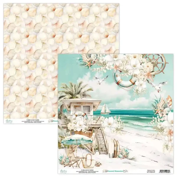 Mintay Papers - Coastal Memories - 12x12" Paper Set - Image 7