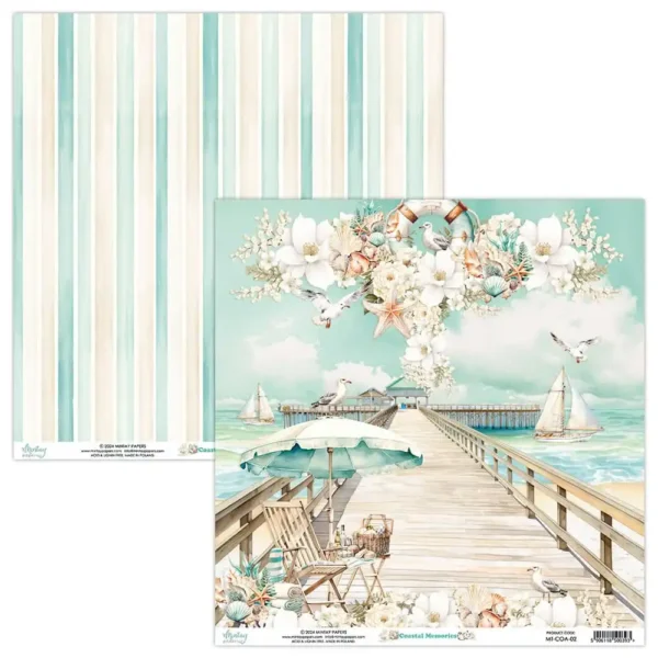 Mintay Papers - Coastal Memories - 12x12" Paper Set - Image 2