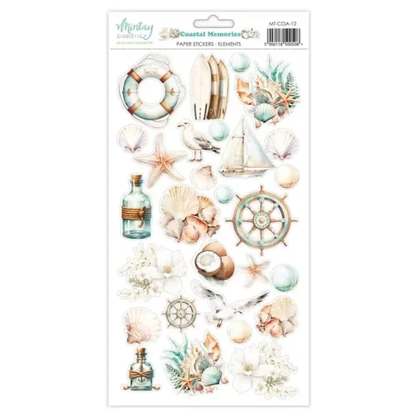 Mintay Papers - Coastal Memories - Paper Stickers, Elements