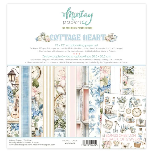 Mintay Papers - Cottage Heart - 12×12″ Paper Set
