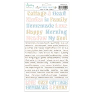 Mintay Papers - Cottage Heart - Paper Stickers, Words
