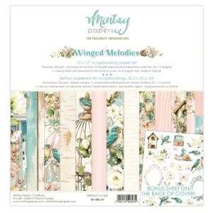 Mintay Papers - Winged Melodies - 12×12″ Paper Set