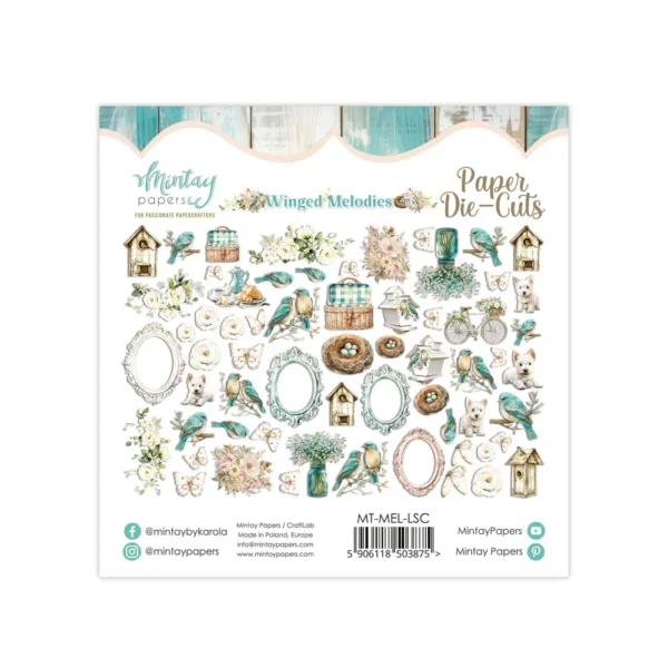 Mintay Papers - Winged Melodies - Die-Cuts - Image 2