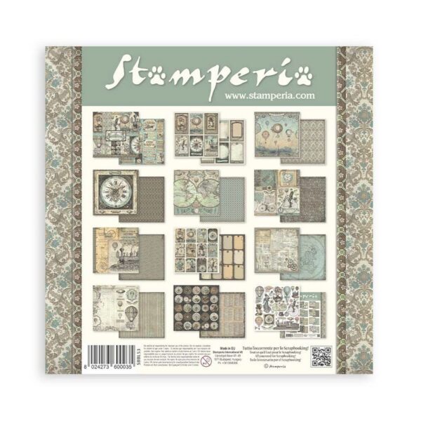 Stamperia - 12x12″ Paper Pad, Double Sided - Voyages Fantastiques - Image 2