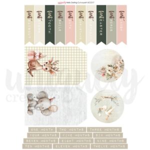 Uniquely Creative - Hello darling - Cut-a-Part Sheet
