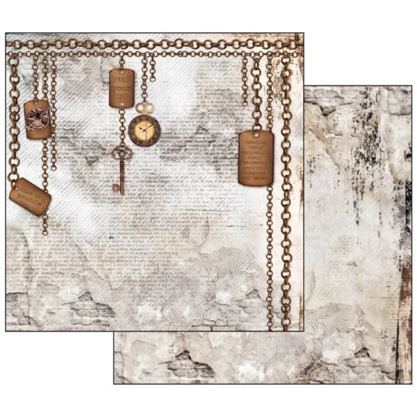 Stamperia - 12x12″ Paper Pad, Double Sided - Clockwise - Image 5