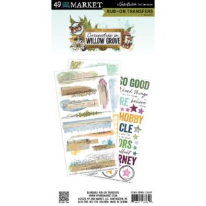 49 & Market - Curiosities In Willow Grove - Rub-on Transfers, Blendable
