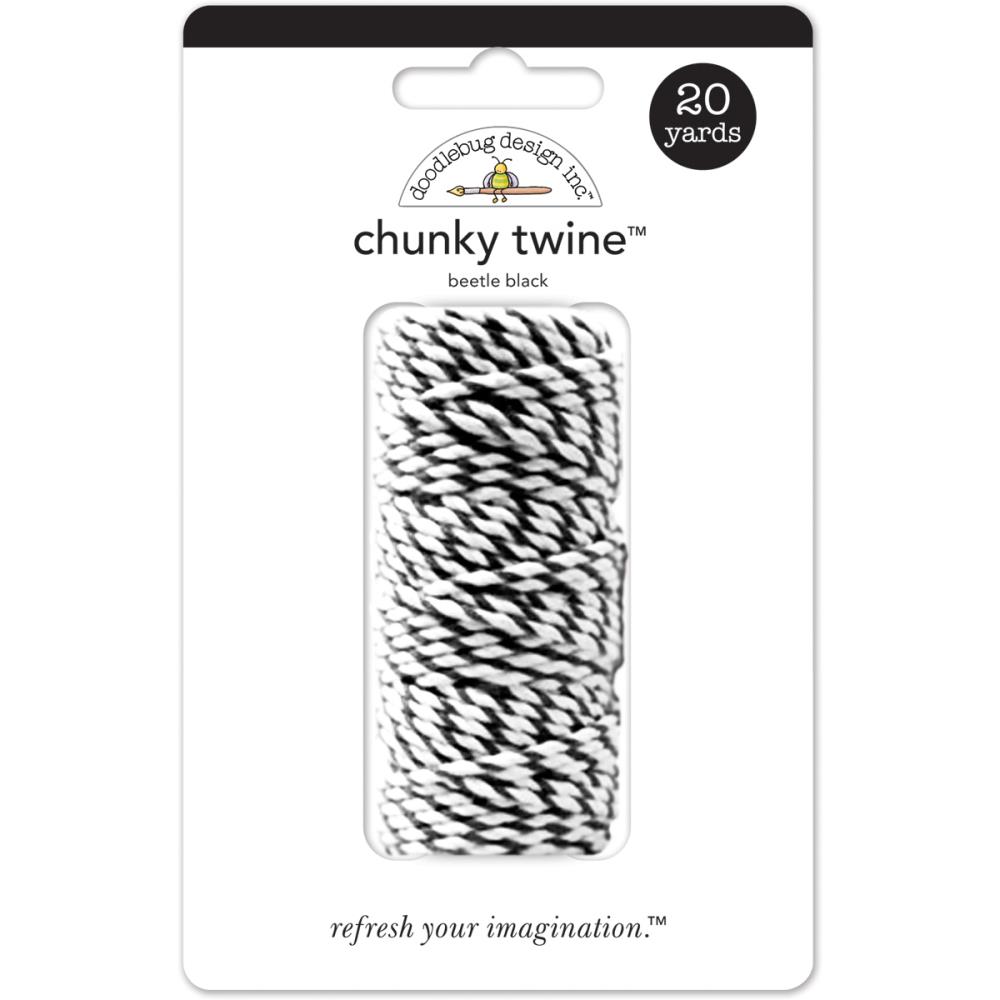 Doodlebug Chunky Twine - Beetle Black