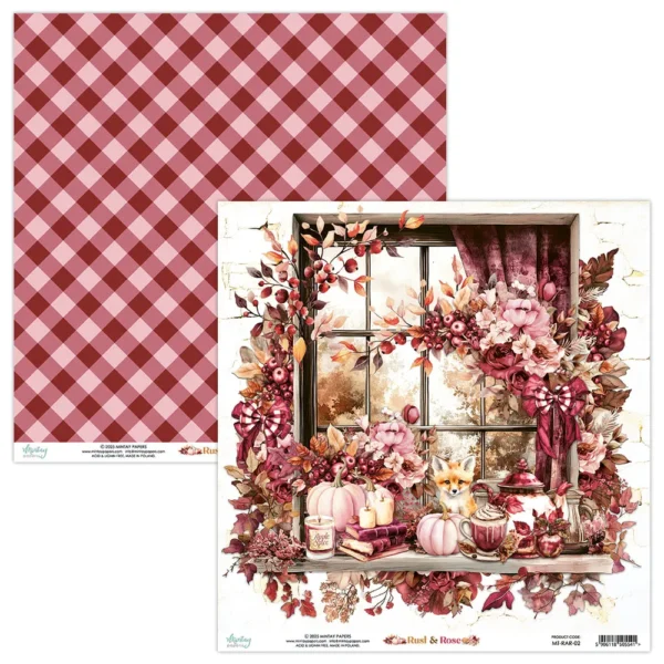 Mintay Papers - Rust & Rose - 12×12″ Paper Set - Image 3