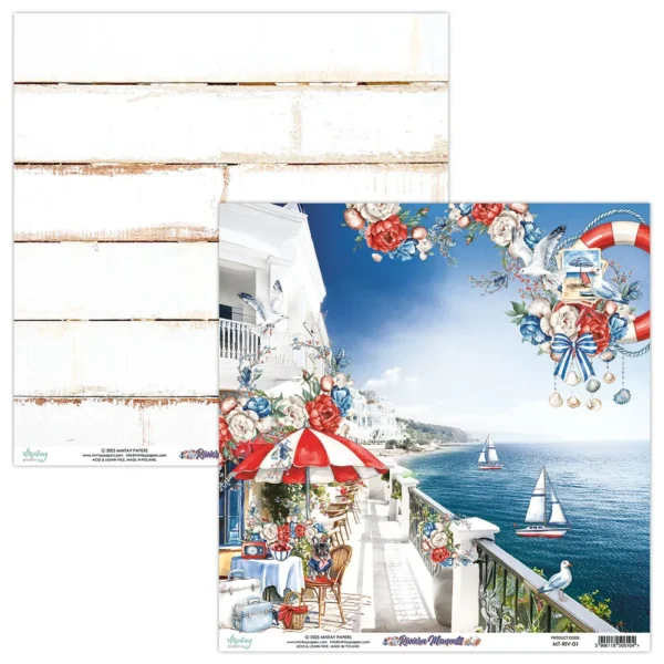 Mintay Papers - Riviera Moments - 12×12″ Paper Set - Image 2