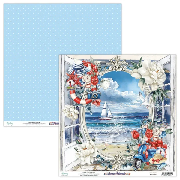 Mintay Papers - Riviera Moments - 12×12″ Paper Set - Image 3