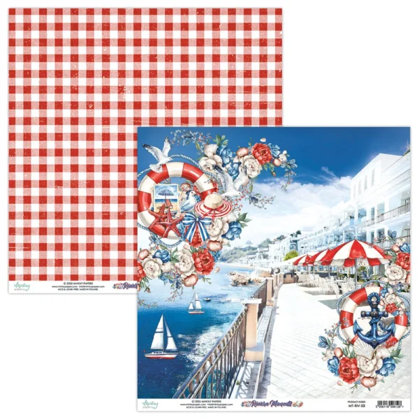 Mintay Papers - Riviera Moments - 12×12″ Paper Set - Image 4