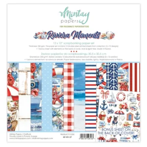 Mintay Papers - Riviera Moments - 12×12″ Paper Set