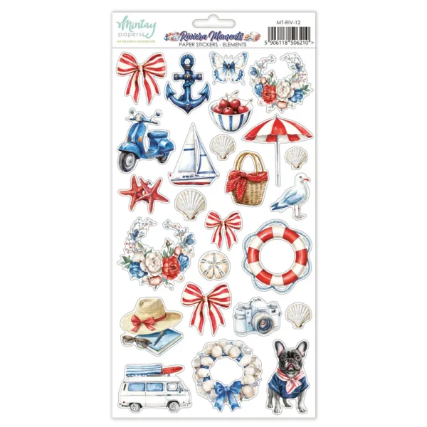 Mintay Papers - Riviera Moments - Paper Stickers, Elements