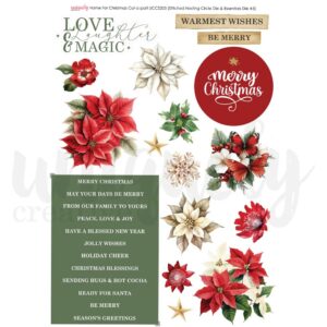 Uniquely Creative - Home for Christmas - Cut-a-Part Sheet