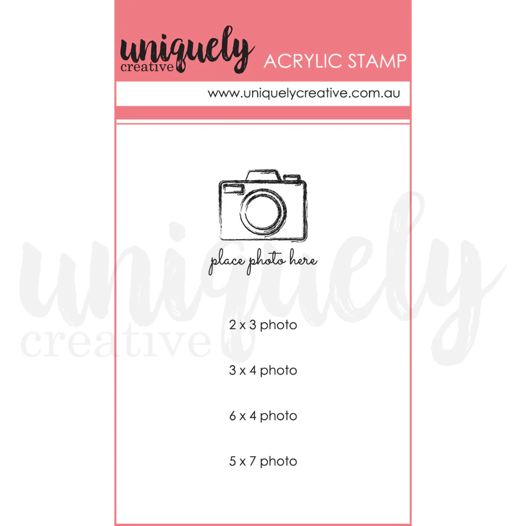 Uniquely Creative - Place Photo Here Mini Stamp