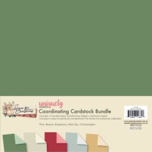 Uniquely Creative - Home for Christmas - 12" x 12" Coordinating Cardstock Bundle