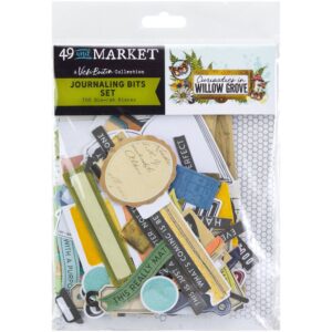 49 & Market - Curiosities In Willow Grove - Ephemera Set, Journaling Bits