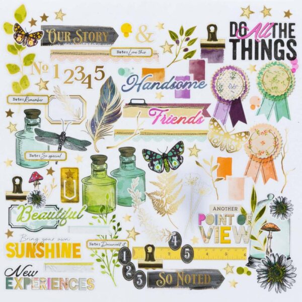 49 & Market - Curiosities In Willow Grove - Foiled Die-Cut Assortment - Image 2