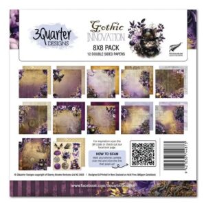 3Quarter Designs - Gothic Innovation - 8x8 Paper Pack