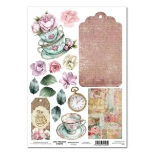 3Quarter Designs - Share Positivi-Tea - Mini Project Sheet