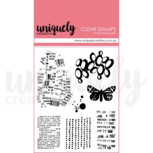 Uniquely Creative - Heart & Soul - Mixed Media Clear Stamps