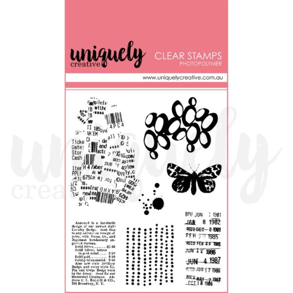 Uniquely Creative - Heart & Soul - Mixed Media Clear Stamps