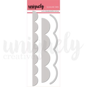 Uniquely Creative - Heart & Soul - Oversized Scallop Strip Dies